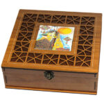 Persian Wooden Tea Bag Organizer Box with Chests Khatoon 2