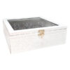 Wooden Tea Bag Organizer Box with Cheast Mahani