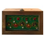Wooden Tea Bag Organizer Box with Chests Mahsan