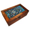 Persian Wooden Tea Bag Organizer Box with Chests Pasargad