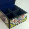 Persian Wooden Tea Bag Organizer Box with Chests Sonati