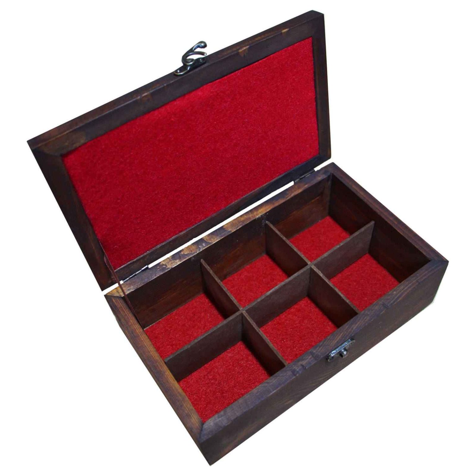 Persian Wooden Tea Bag Organizer Box with Chests Tree ShopiPersia