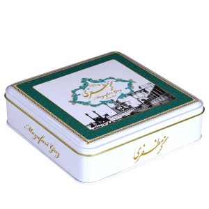 Mozaffari Gaz: 40% Pistachio – Traditional Iranian Rosewater Nougat Sweet