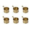 Brass Mortar & Pestle Set Traditional Persian Style Farahani (6X)