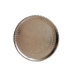 Persian Copper Serving Tray Traditionally Hammered Shahi II