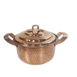 Persian Copper Stock Pot - Traditional Hammered Cooking Style Rasti
