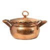 Persian Copper Stock Pot - Traditional Hammered Cooking Style Rosegold