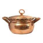 Persian Copper Stock Pot – Traditional Hammered Cooking Style Rosegold