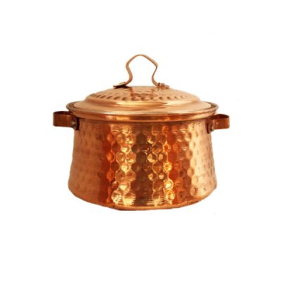 Persian Copper Stock Pot – Traditional Hammered Cooking Style Sahel