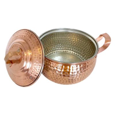 Persian Copper Stock Pot – Traditional Hammered Cooking Style Sahel II