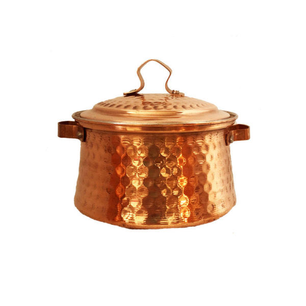 Persian Copper Stock Pot - Traditional Hammered Cooking Style Sahel