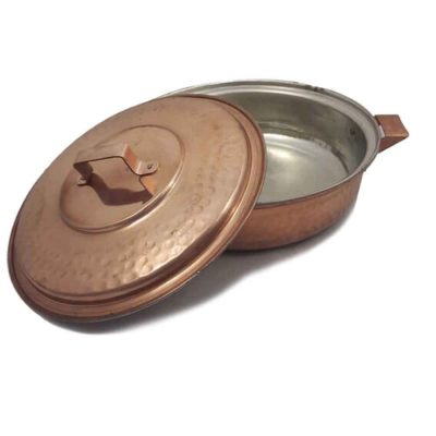 Persian Copper Stock Pot – Traditional Hammered Cooking Style Sitara, Set of 9