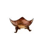 Copper Serving Bowl Suitable for Fruits and Sweets Hammered Taban