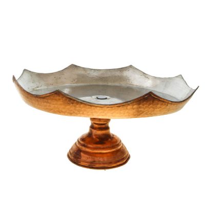 Persian Copper Serving Platter Hammered Hamta
