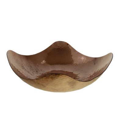 Copper Serving Bowl Suitable for Fruits and Sweets Hammered Kimia