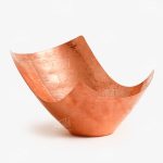 Copper Serving Bowl Suitable for Fruits and Sweets Hammered Mesri