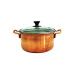 Persian Copper Stock Pot – Traditional Hammered Cooking Style Zanjan