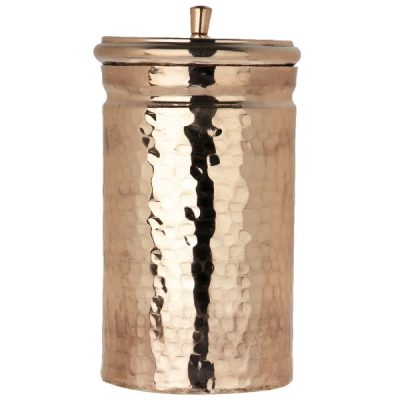 Copper Canister Jar Handcrafted to Enhance your Kitchen Hammered