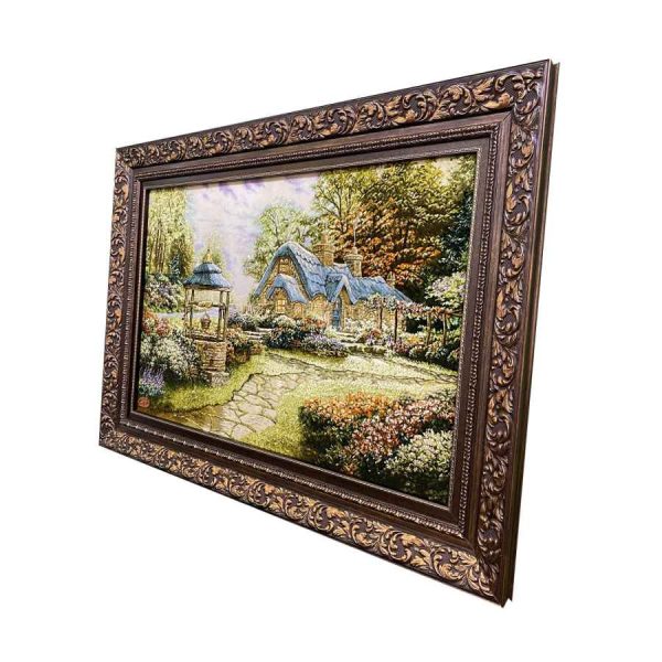 Iranian Handwoven Tableau Rug Model Baran