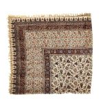Iranian Tablecloth: Isfahan's Traditional Kalamkari Block Print Askari