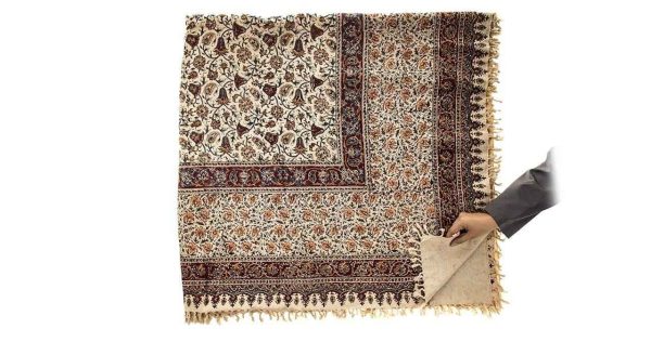 Iranian Kalamkari Tablecloth Model Askari