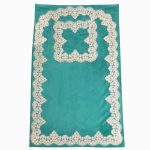 Islamic Prayer Mat Velvet Sajadah Lightweight Blue