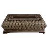 Handcrafted Persian Wooden Tissue Box Cover – Khatamkari Nafis