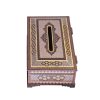 Handcrafted Persian Wooden Tissue Box Cover – Khatamkari Lux