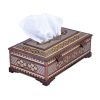 Handcrafted Persian Wooden Tissue Box Cover – Khatamkari Lux
