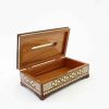 Handcrafted Persian Wooden Tissue Box Cover – Khatamkari Shamse