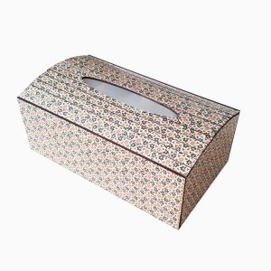 Khatamkari Wooden Tissue Box Cover Model Star