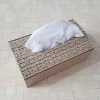 Handcrafted Persian Wooden Tissue Box Cover – Khatamkari Star