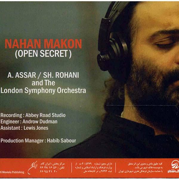 Nahan Makon Music Album by Alireza Assar