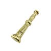 Brass Mortar & Pestle with Traditional Persian Floral Pattern Parmoon