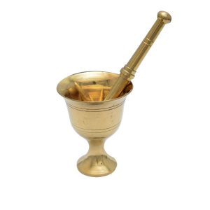 Persian Brass Mortar & Pestle Model Payami