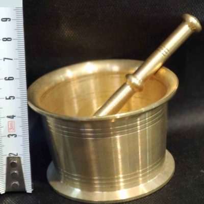 Brass Mortar & Pestle Set Traditional Persian Style Sigol