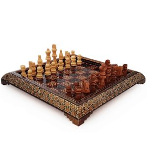 Persian Chess Game Board Khatamkari Model Lux