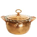 Persian Copper Stock Pot - Traditional Cooking Pot Model Aban