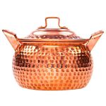 Persian Copper Stock Pot - Traditional Cooking Pot Model Khomre