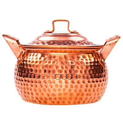 Persian Copper Stock Pot – Traditional Cooking Pot Model Khomre