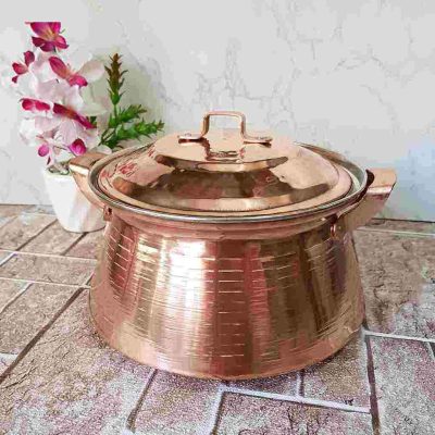 Persian Copper Stock Pot – Traditional Cooking Pot Model Sahand