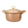 Persian Copper Stock Pot - Traditional Hammered Cooking Style Tabaan II