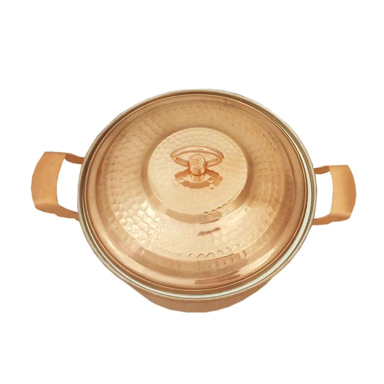 Persian Copper Stock Pot – Traditional Hammered Cooking Style Tabaan II