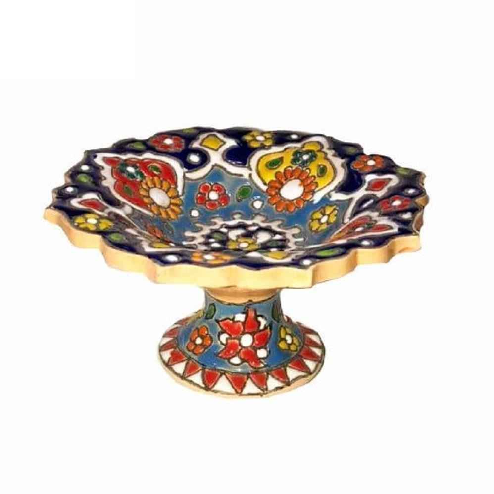 Elegant Pottery Haft-sin Minakari Set for Nowruz Persian New Year