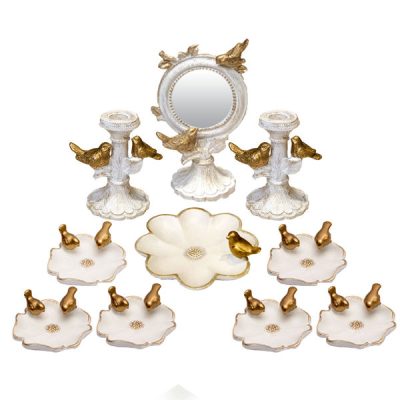 Sophisticated Haft-sin Set for Nowruz Persian New Year Birds