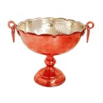 Copper Serving Bowl Suitable for Fruits and Sweets Hammered Vira