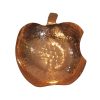 Copper Dessert Serving Bowl Traditionally Hammered Apple