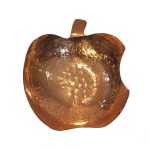 Copper Dessert Serving Bowl Traditionally Hammered Apple