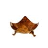 Copper Dessert Serving Bowl Traditionally Hammered Diamond