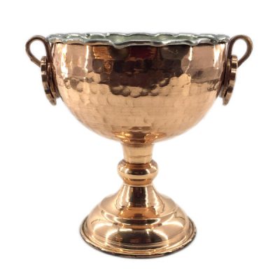 Copper Dessert Serving Bowl Traditionally Hammered Kara